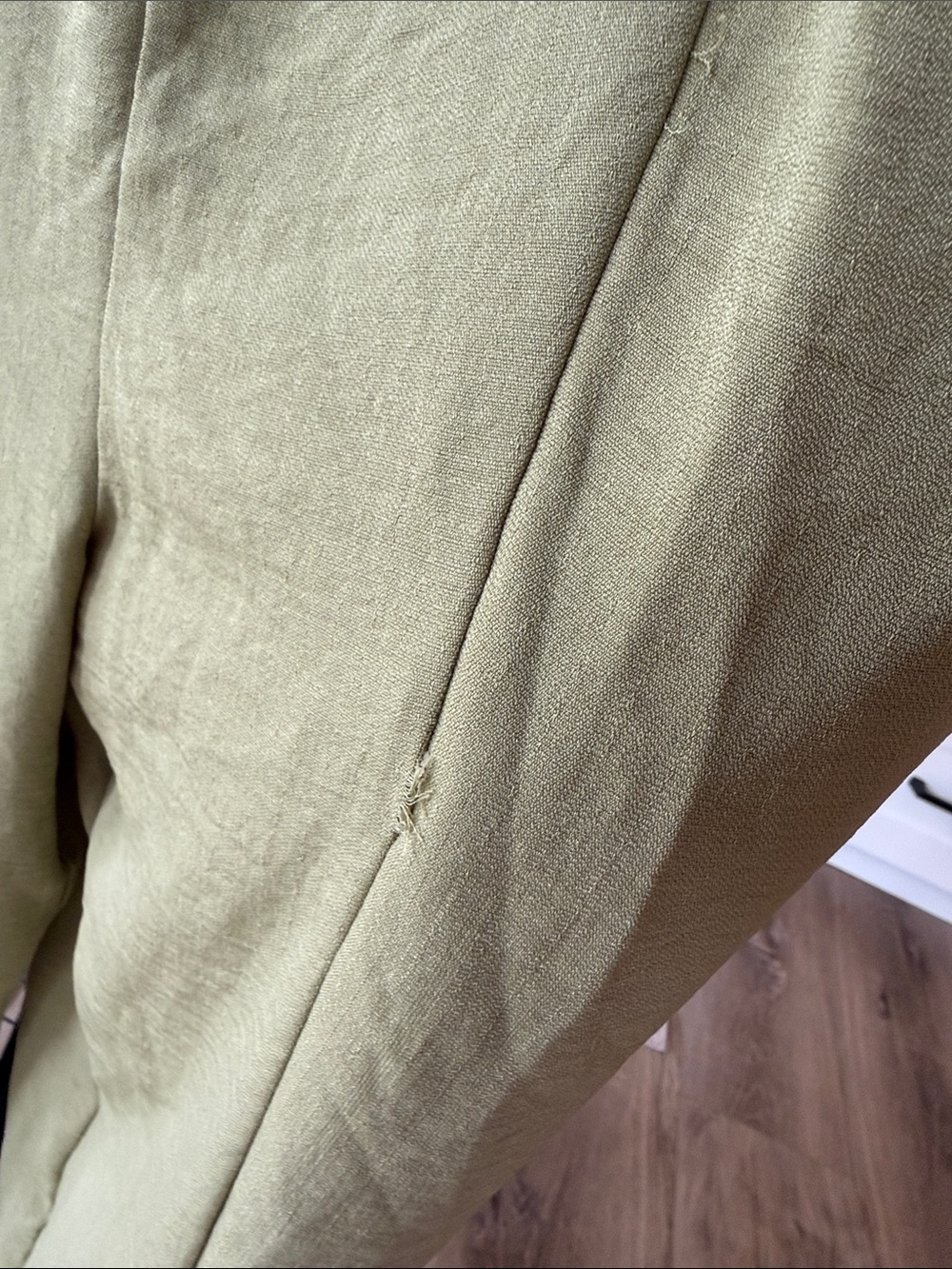 MAC Cosmetics Olive Green Spaghetti-Strap Jumpsuit with Pockets - Picture 5 of 5